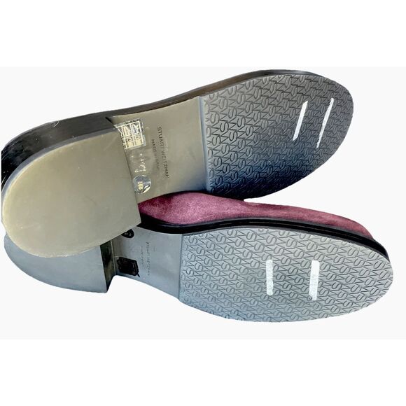 New Stuart Weitzman 5050 Bold Suede Over ther Knee Boots in Cabernet Size 10 - Picture 6 of 6